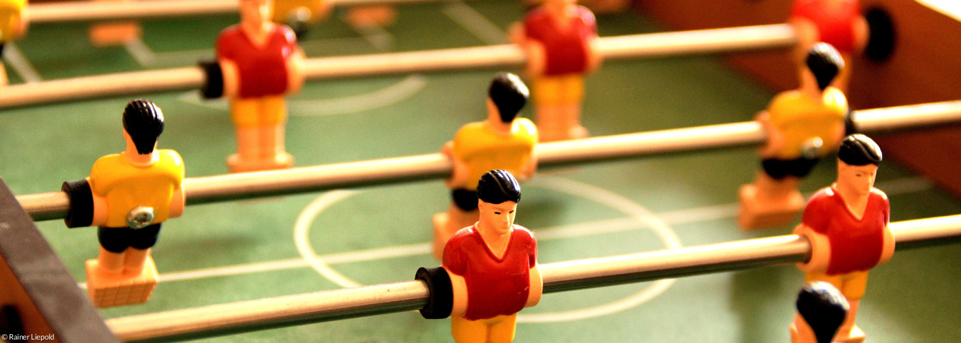 Tischfußball als Symbol für Vereinsleben